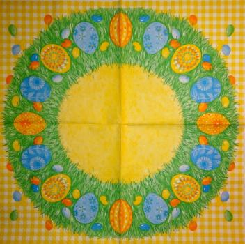 130 Eier, Ostereier - 3 lagig (orange)